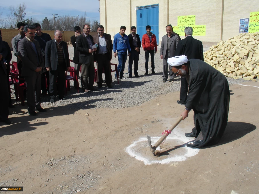 مراسم کلنگ زنی درمانگاه حضرت زینب (س)