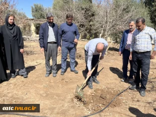 برگزاری آئین درختکاری در آموزشکده فنی امام علی (ع) یزد 2